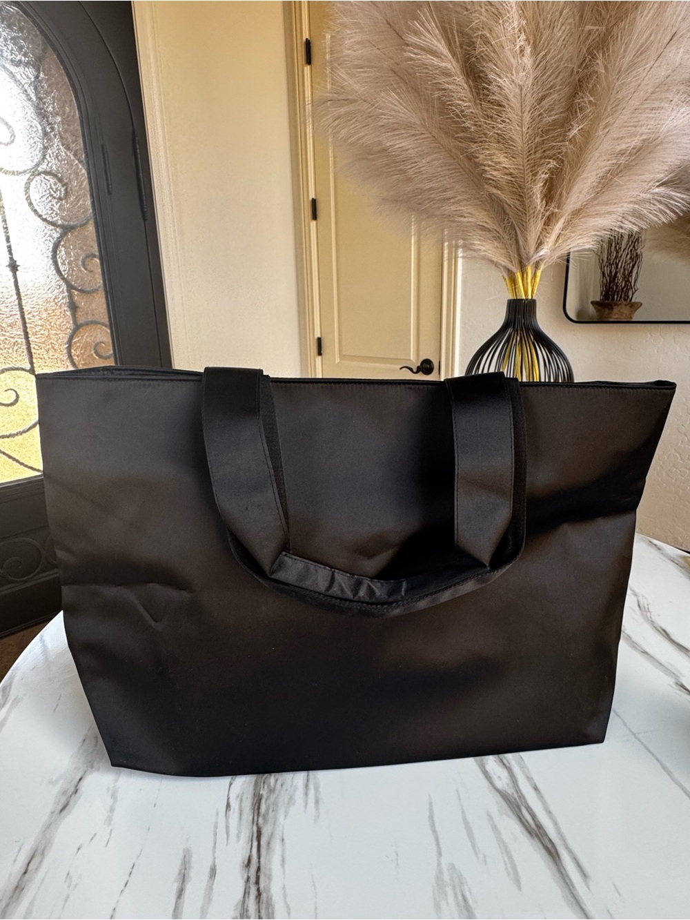 Victoria's Secret Black Tote with Rhinestone VS Logo - Picture 12 of 12
